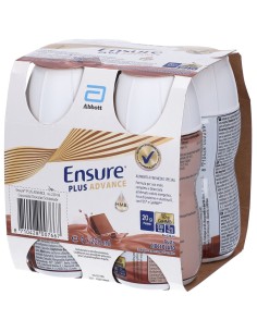 Ensure Plus Advance Alimento a Fini Medici Speciali Ipercalorico e Iperproteico Cioccolato 4x220ml